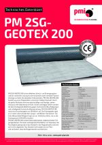 Technisches Datenblatt PM 2SG-GEOTEX