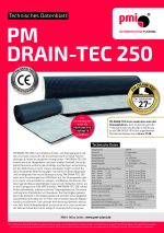 Technisches Datenblatt PM DRAIN-TEC