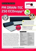 Technisches Datenblatt PM DRAIN-TEC-ECOnopp®