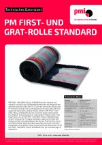 Technisches Datenblatt PM FIRST- UND GRAT-ROLLE STANDARD