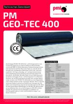 Technisches Datenblatt PM GEO-TEC