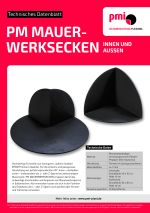 Technisches Datenblatt PM MAUERWERKSECKEN