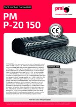 Technisches Datenblatt PM P-20