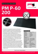 Technisches Datenblatt PM P-60