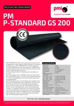 Technisches Datenblatt PM P-STANDARD GS