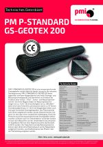 Technisches Datenblatt PM P-STANDARD GS-GEOTEX