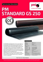 Technisches Datenblatt PM STANDARD GS
